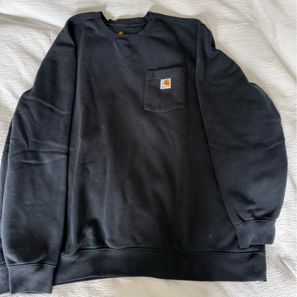 Carhartt Men's Navy Crewneck